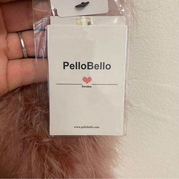 NWT Pello Bello Pink Feather Vest - Picture 4 of 6